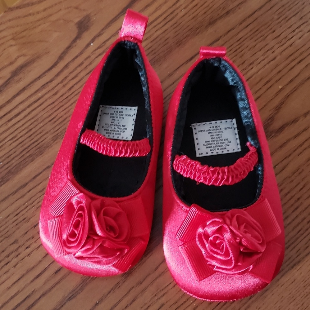 Silk baby shoes